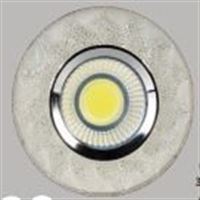 5+3W.COB LEDLİ CAM SPOT 6500K+MAVİ 1